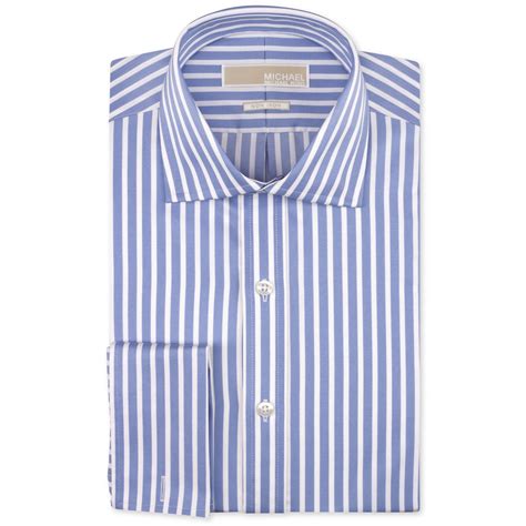 michael kors french cuff dress shirt|Michael Kors men's shirts clearance.